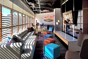 Game room at Hyatt Centric Delfina Santa Monica