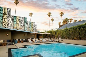 Outdoor pool, cabanas (surcharge), sun loungers
