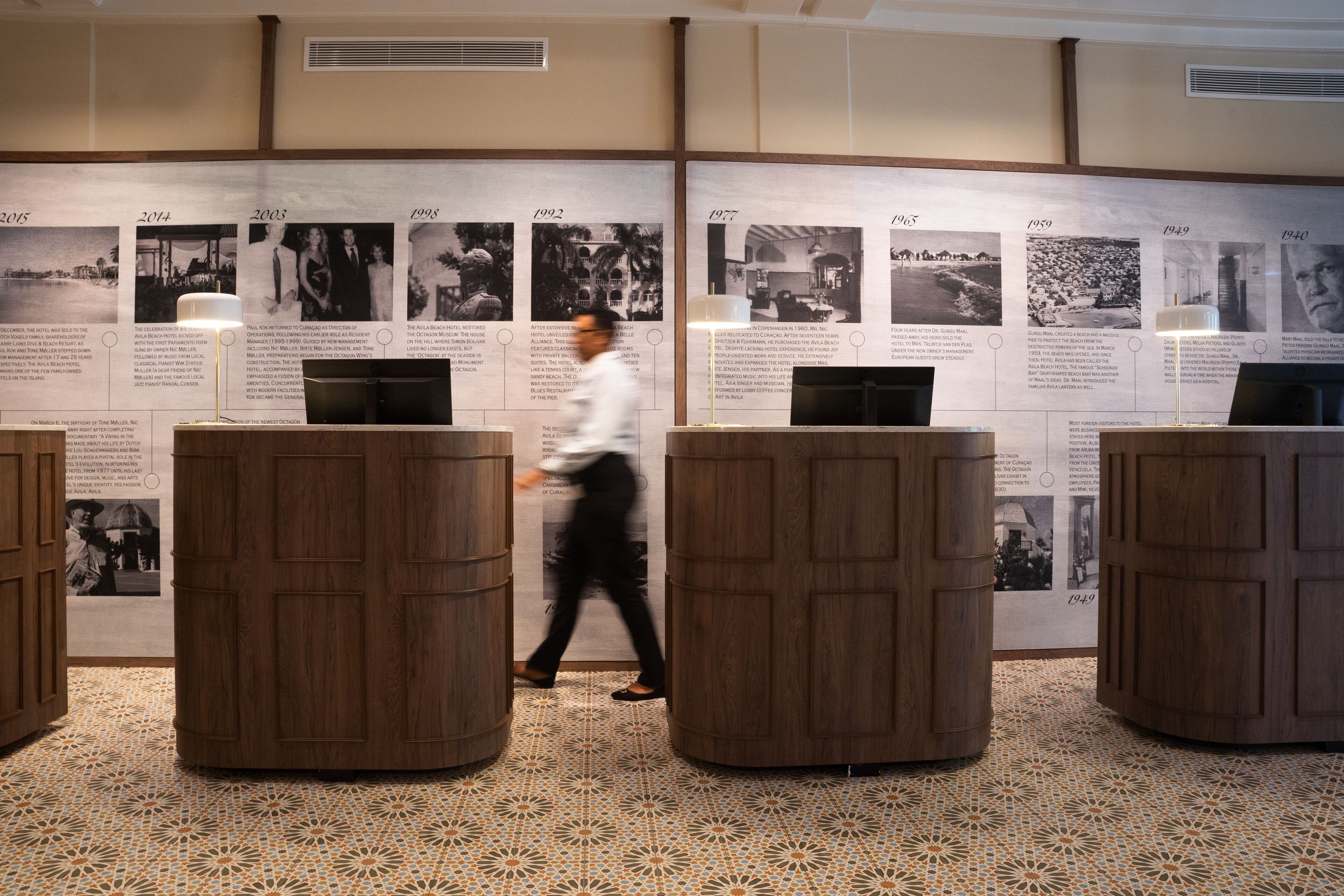 check-in/check-out kiosk