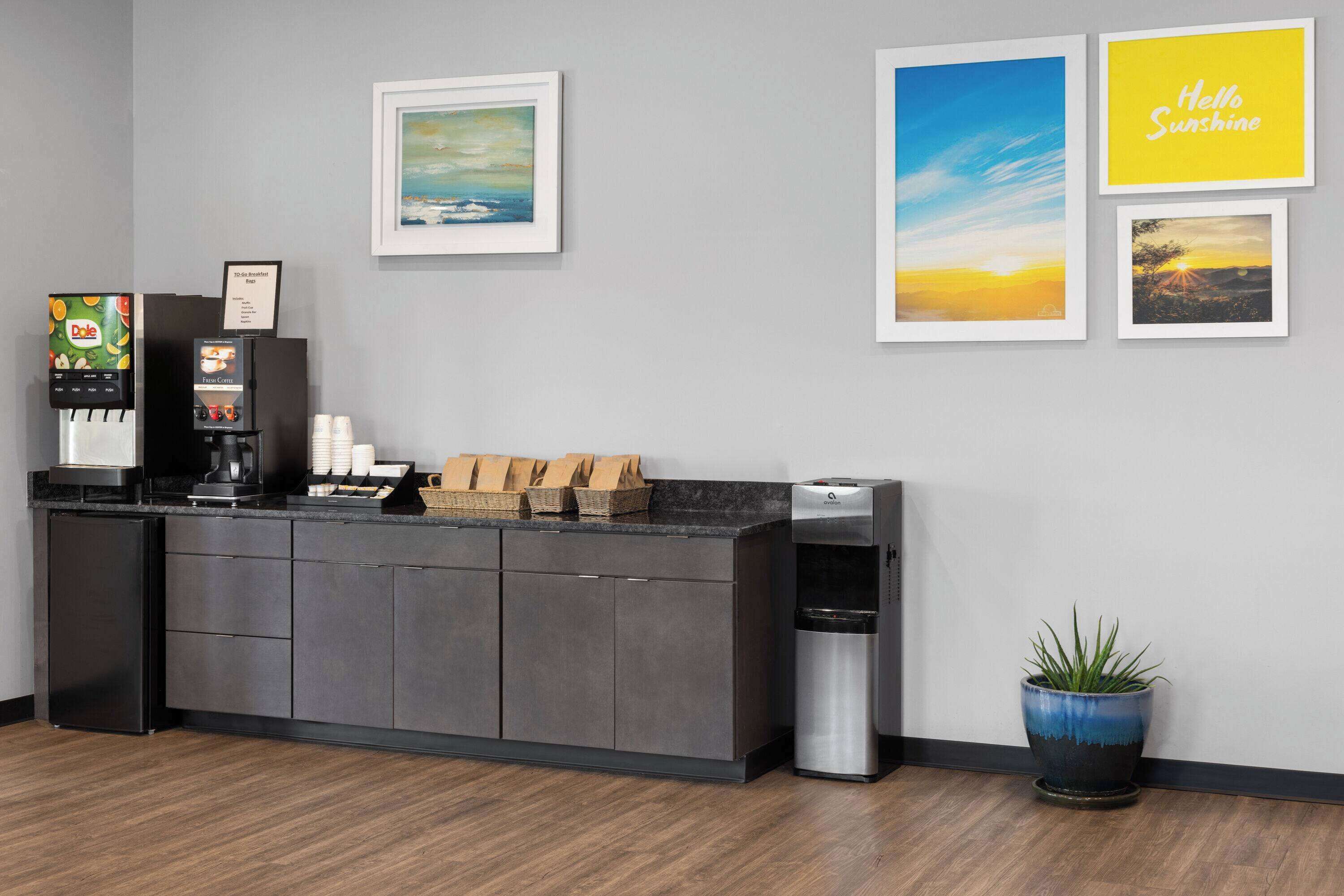 Free daily on-the-go breakfast