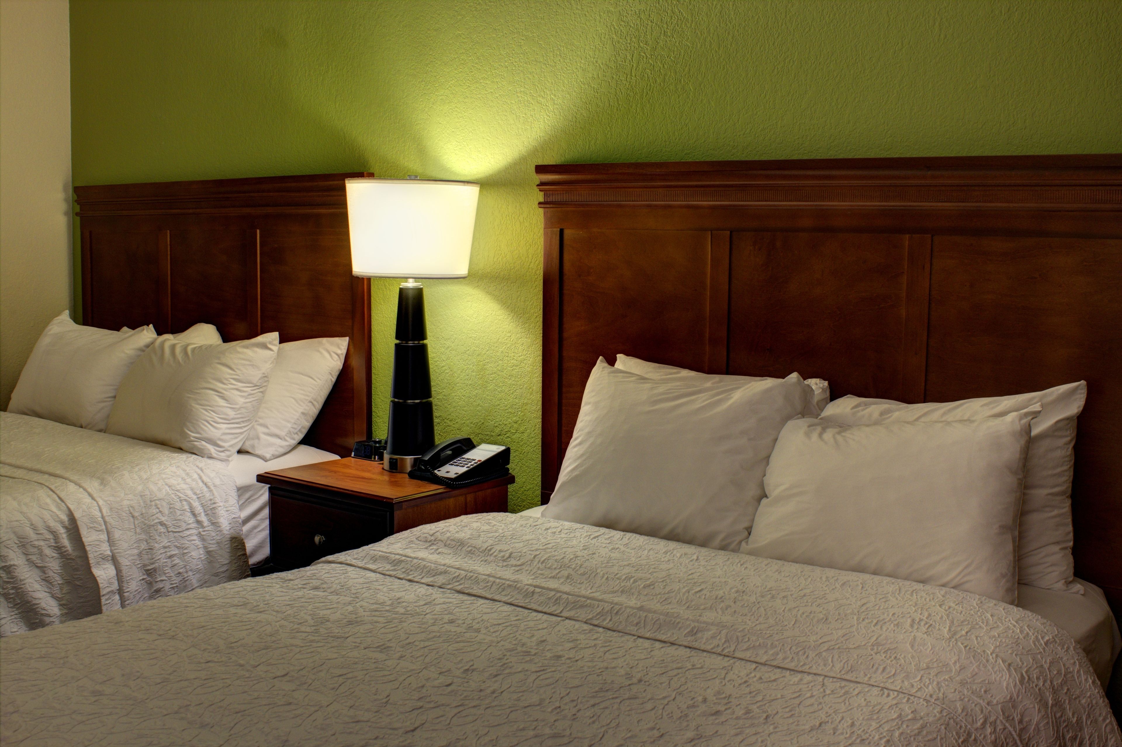 standard room, 2 double beds, non smoking | in-room safe, desk, blackout curtains, iron/ironing board