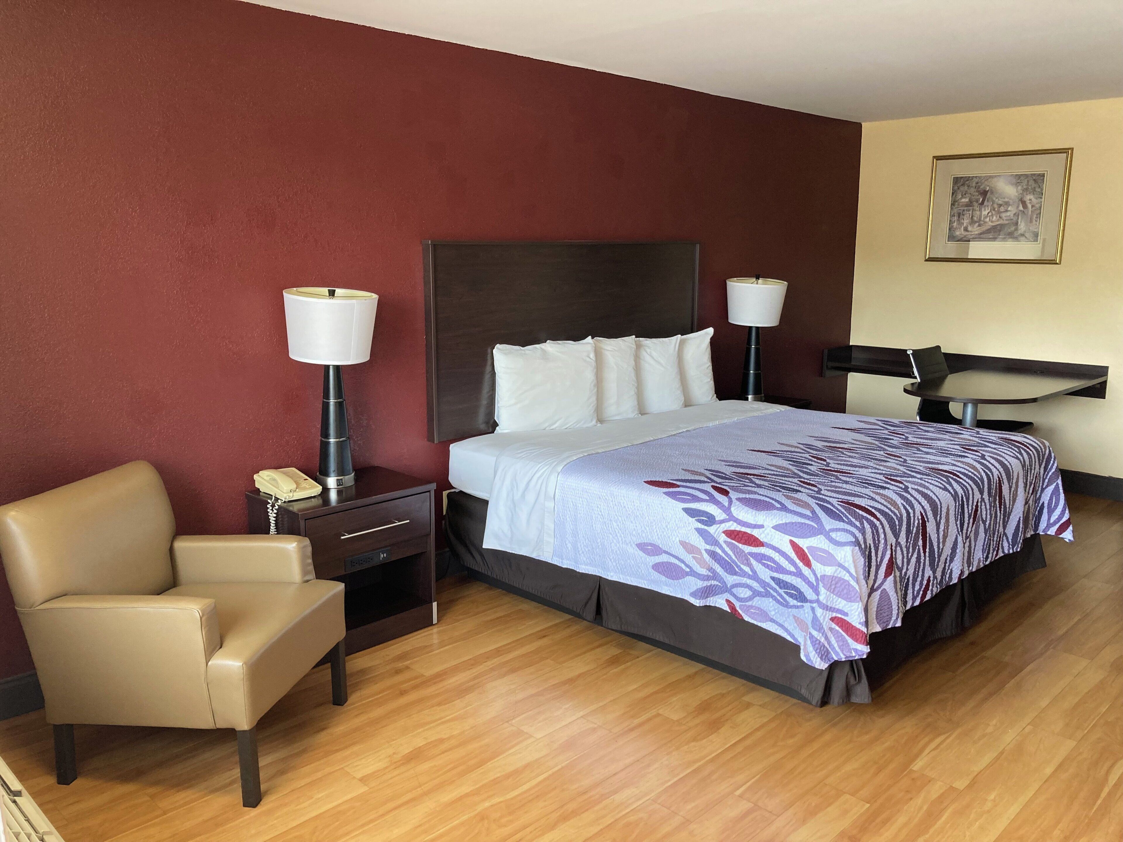 Desk, iron/ironing board, cribs (free), rollaway beds (surcharge)