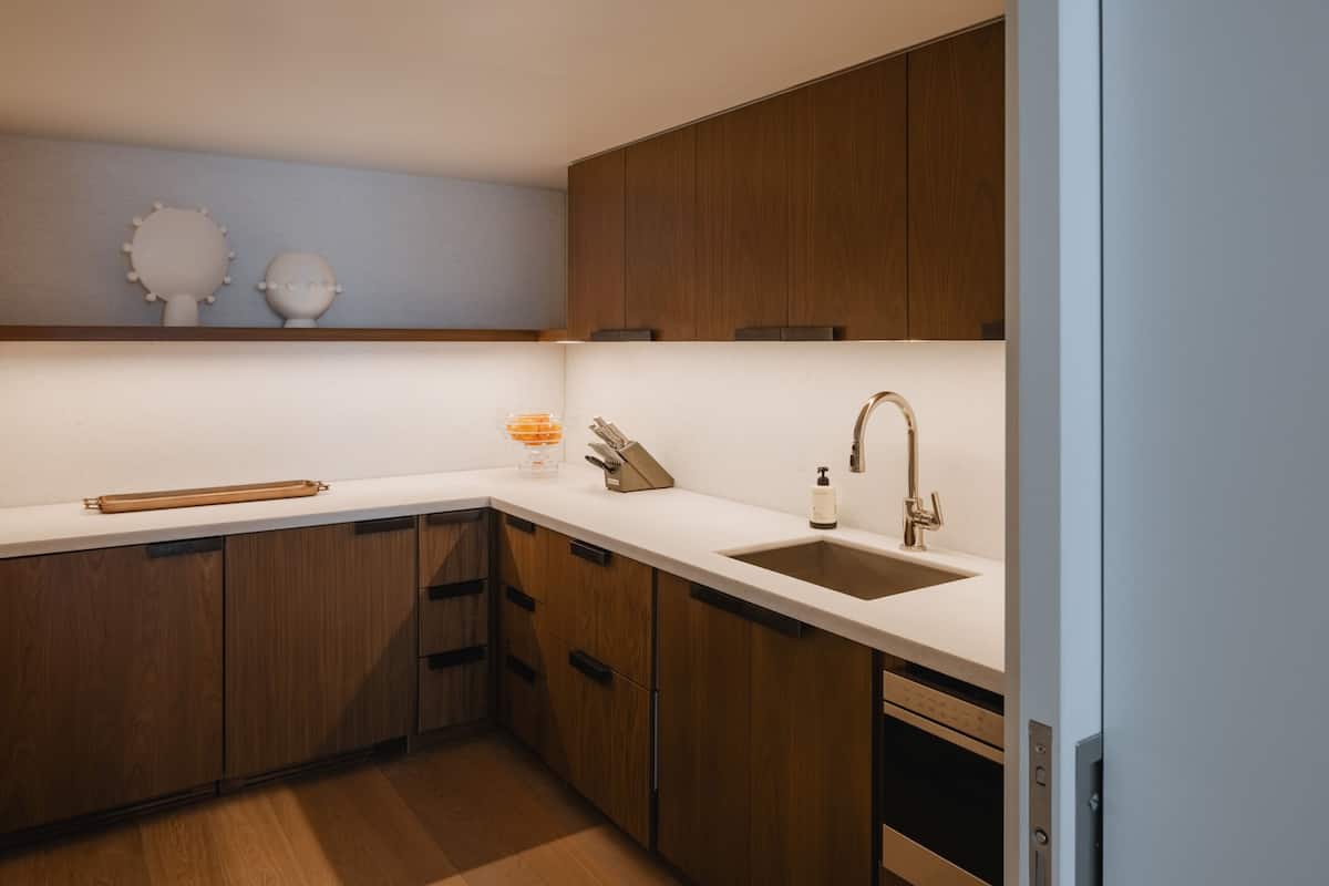 villa, 1 king bed, poolside | private kitchen | mini-fridge, coffee/tea maker