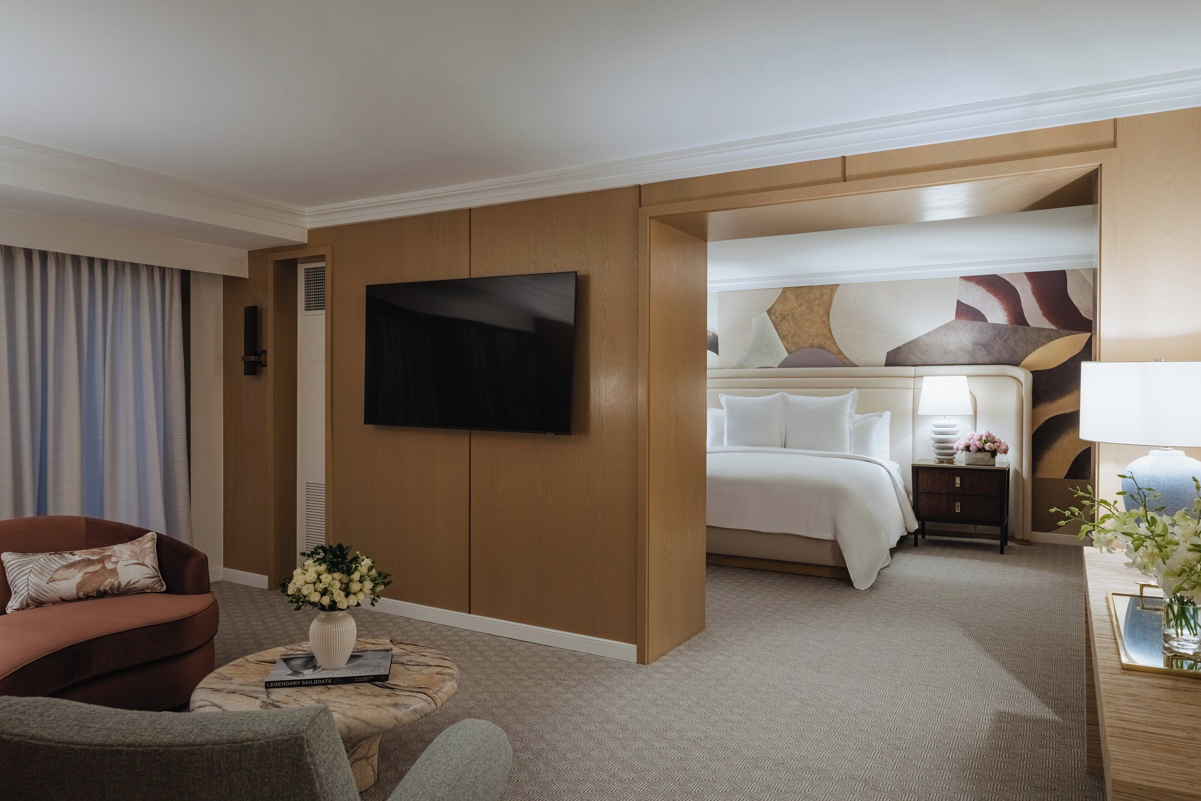 Suite, 1 kingsize-seng, ved havkanten (Pacifica) | Sengetøy i egyptisk bomull og sengetøy av topp kvalitet