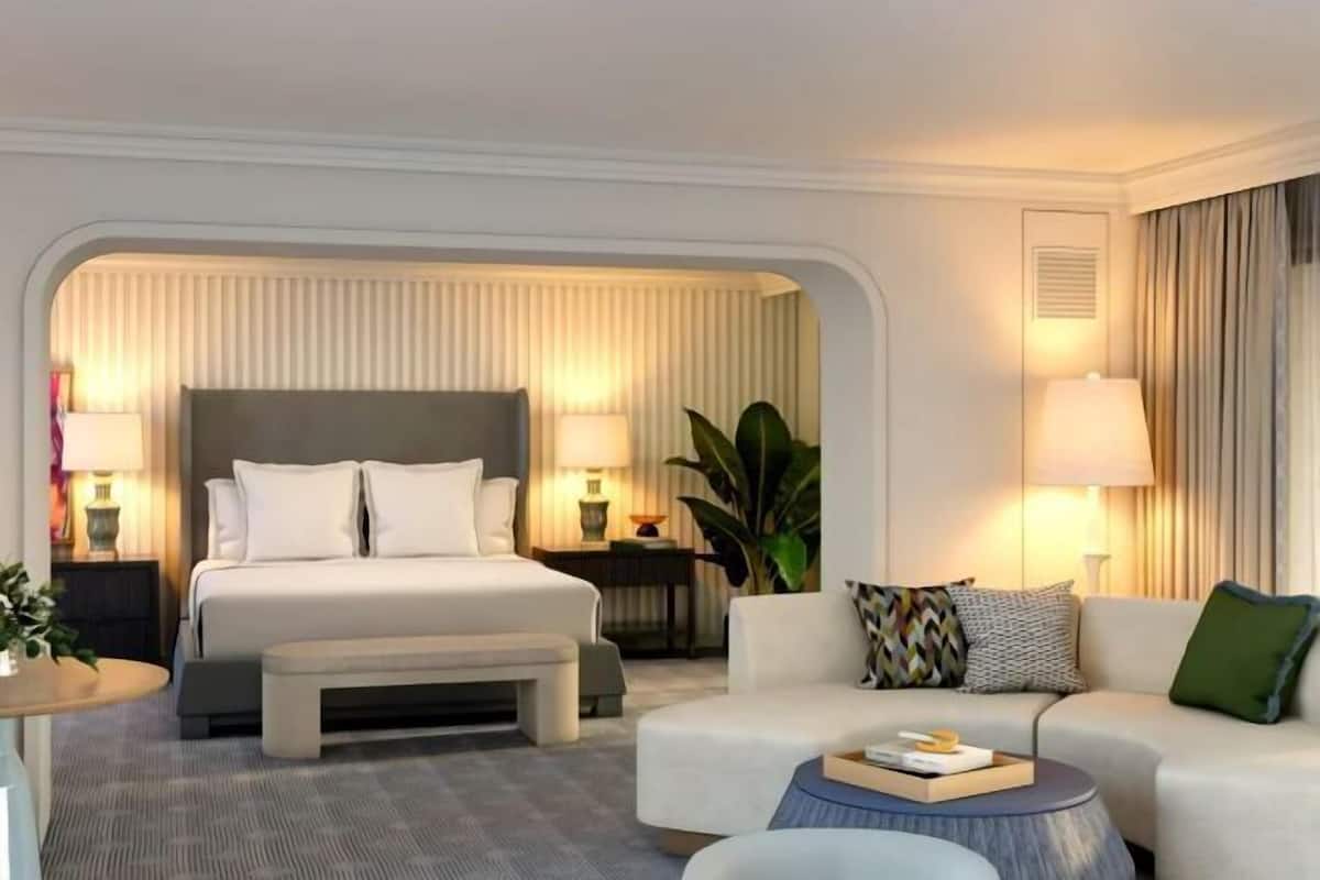 1 bedroom, Egyptian cotton sheets, premium bedding, pillowtop beds