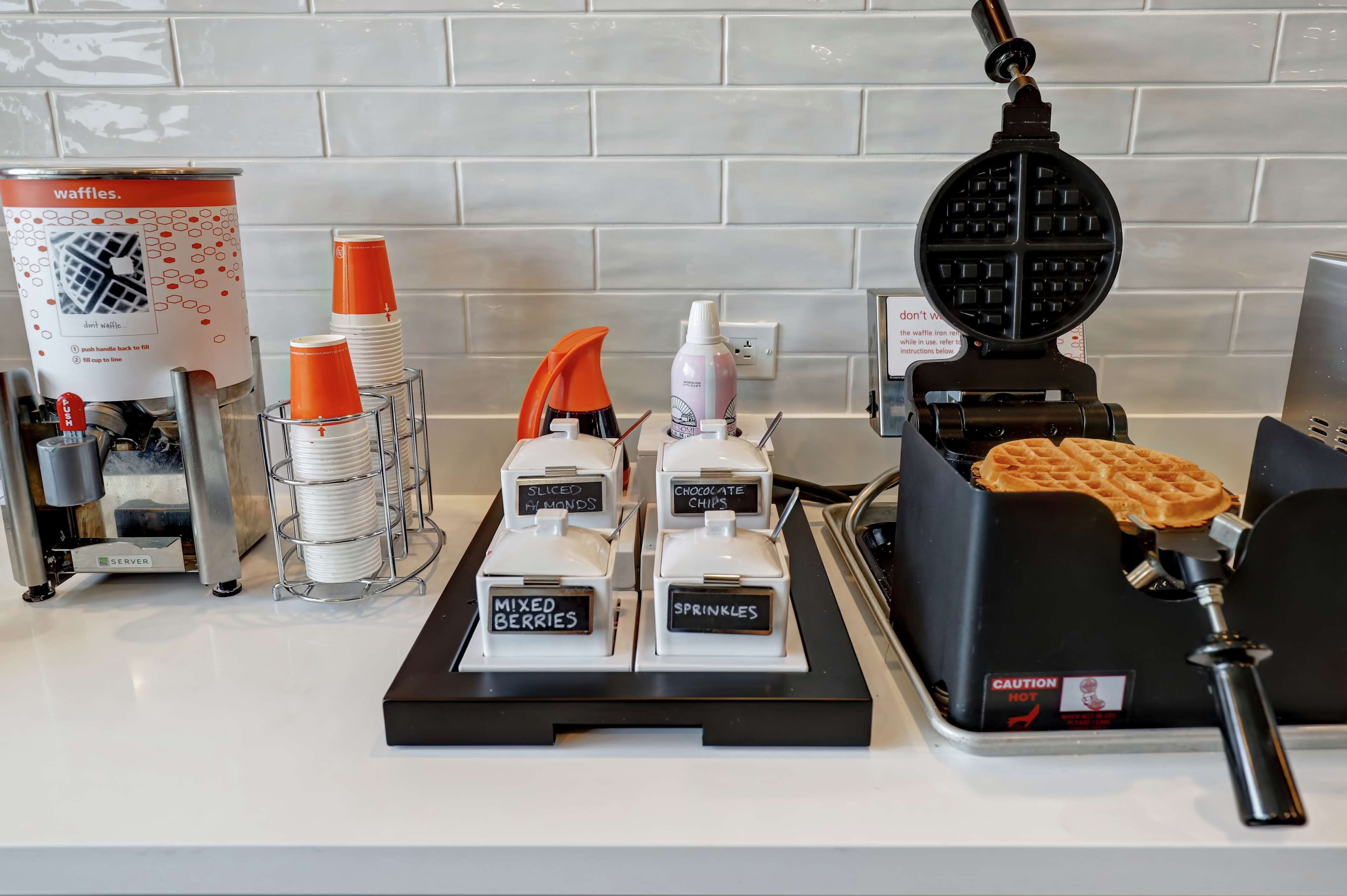 free daily self-service breakfast