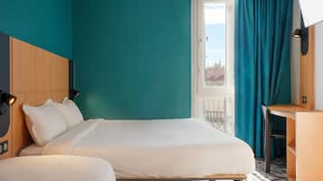 Premium bedding, individually furnished, desk, blackout drapes