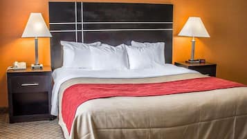 Premium bedding, pillowtop beds, in-room safe, desk