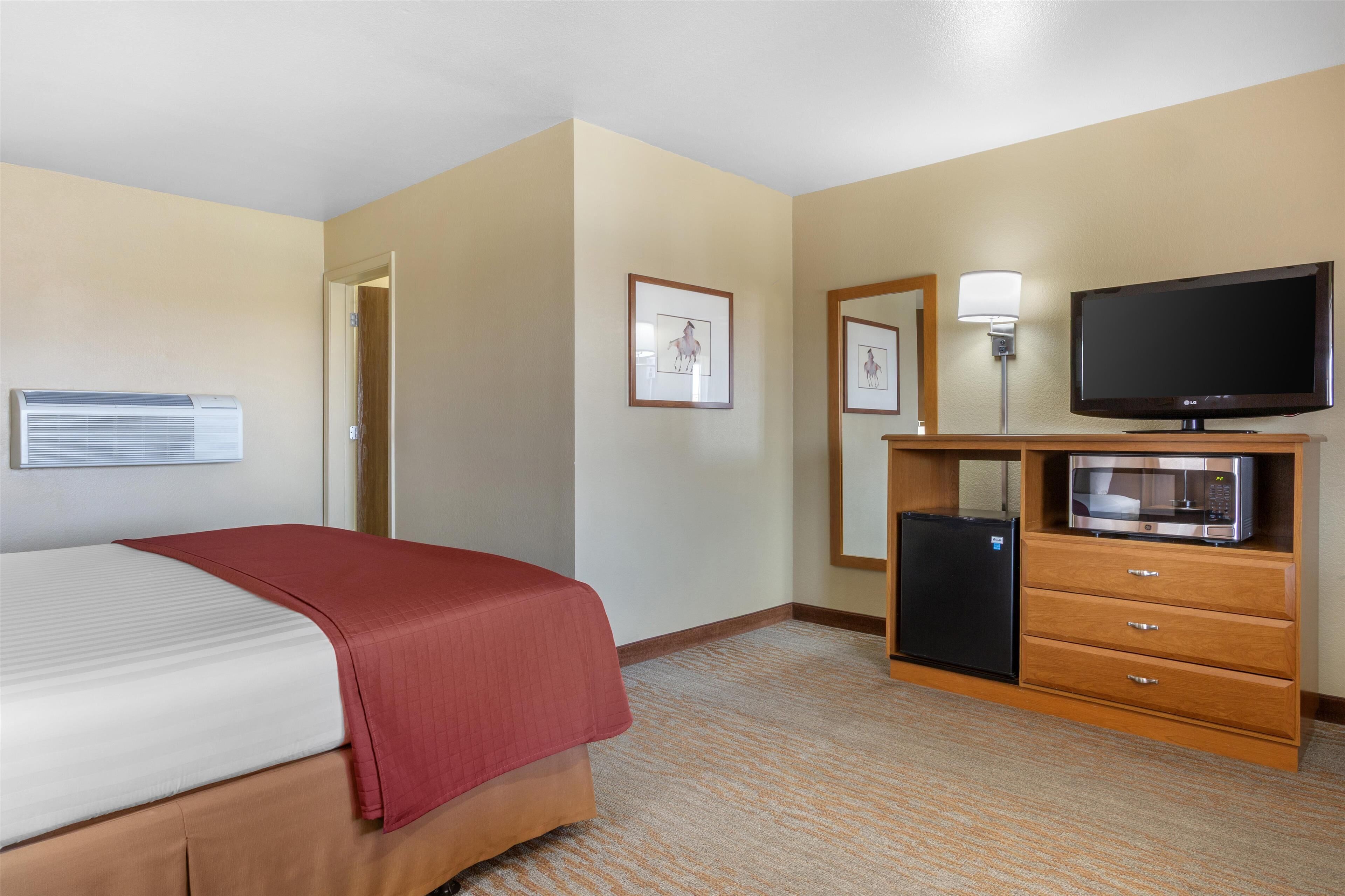 standard room, 1 king bed, non smoking | individually furnished, desk, laptop workspace, blackout curtains