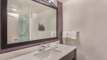 Free toiletries, hair dryer, towels