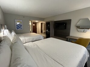 Room, 2 Queen Beds, Non Smoking | In-room safe, individually furnished, desk, laptop workspace - Holiday Inn Express Burlington by IHG (Burlington)