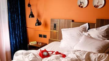 La Cosy | Edredón, minibar, caja de seguridad en la habitación y escritorio