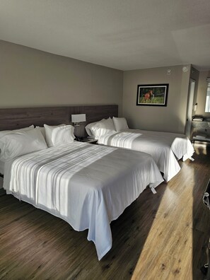 Premium bedding, individually decorated, desk, blackout drapes