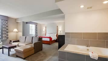 Suite, 1 King Bed | Deep-soaking bathtub