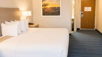 Room, 1 Katil Raja (King), Non Smoking | Peralatan tempat tidur premium, meja, ruang kerja komputer riba