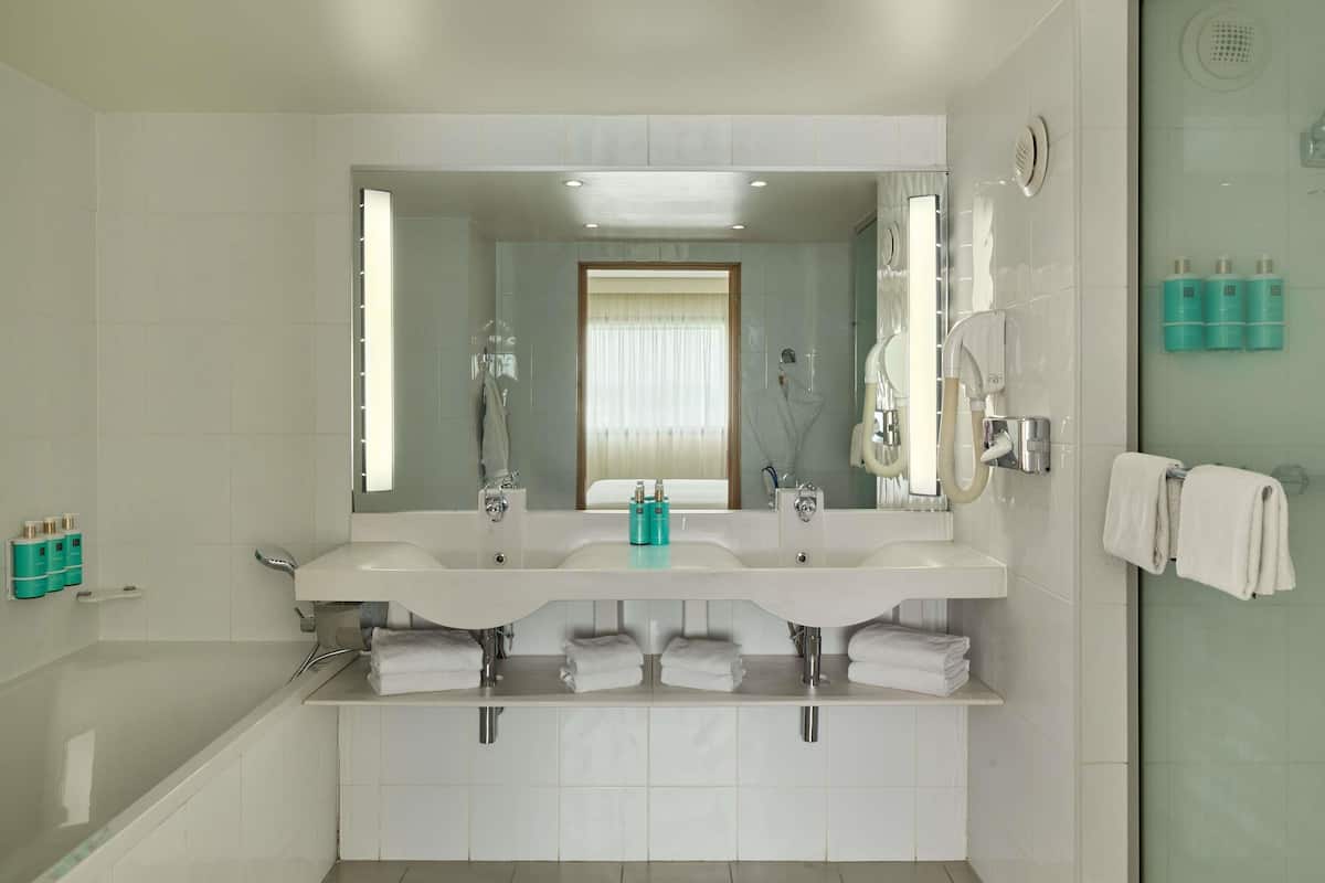 In-room safe, desk, blackout curtains, soundproofing