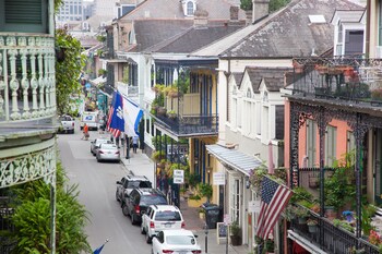 View from property looking out at Andrew Jackson Hotel, a French Quarter Inns Hotel