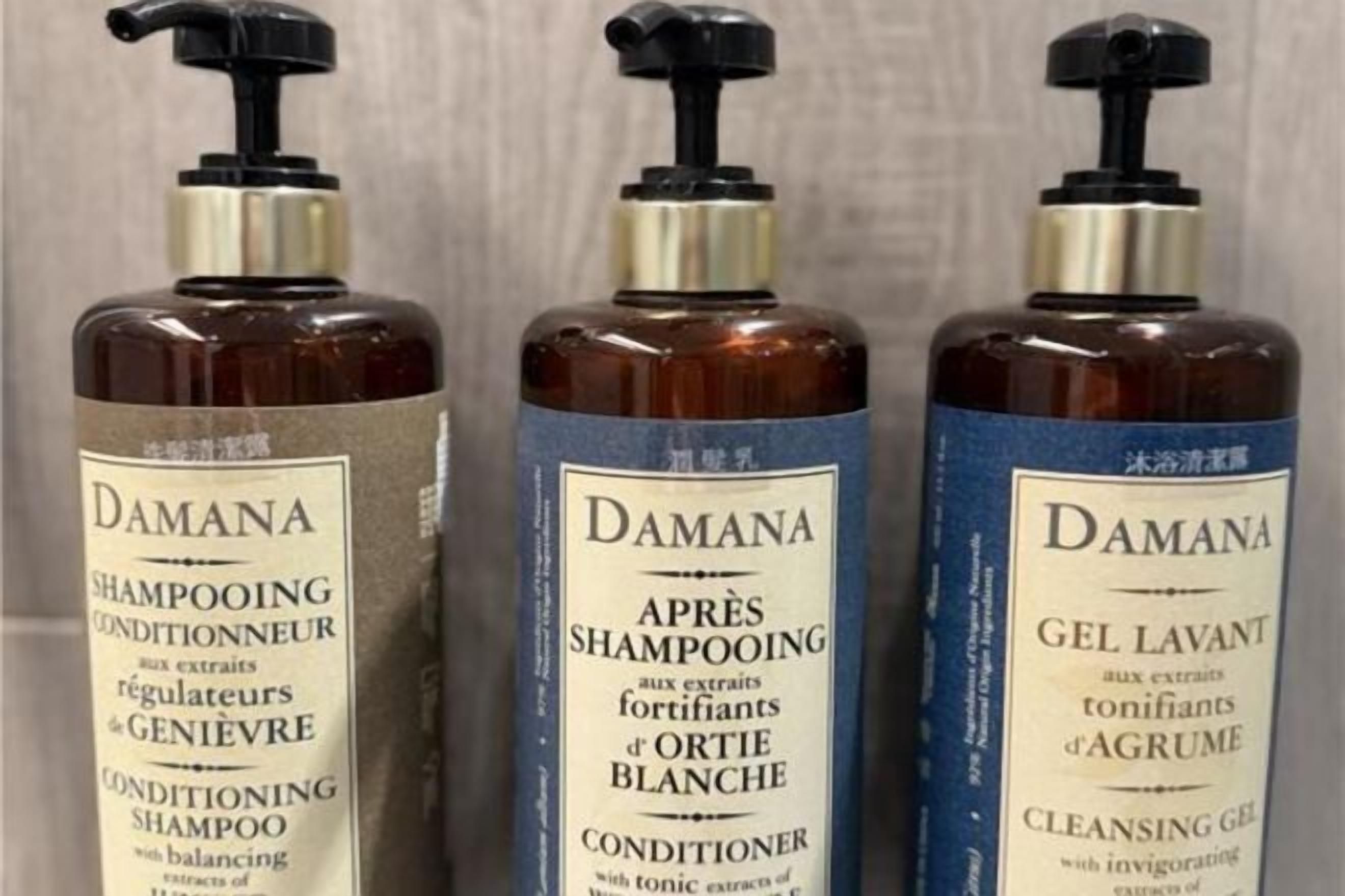 Hiustenkuivaaja, kylpytakit, tohvelit, bidee