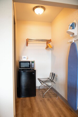 Desk, iron/ironing board, free cribs/infant beds, rollaway beds