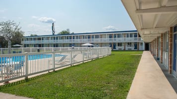 Piscina externa sazonal
