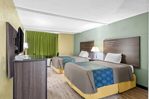Room, 2 Double Beds, Accessible, Non Smoking | Free WiFi, bed sheets - Rodeway Inn Stone Mountain (Tucker)