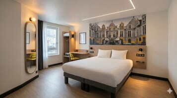 经典双人房, 无烟房 | 办公桌、笔记本电脑工作区、隔音、熨斗/熨板