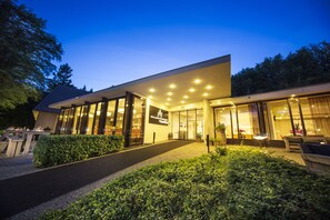Front of property – evening/night