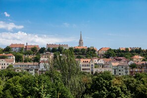 Blick von der Unterkunft