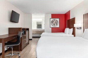 Deluxe Room, 2 Queen Beds | In-room safe, laptop workspace, blackout drapes, iron/ironing board