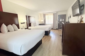Deluxe Room, 2 Queen Beds | In-room safe, laptop workspace, blackout drapes, iron/ironing board