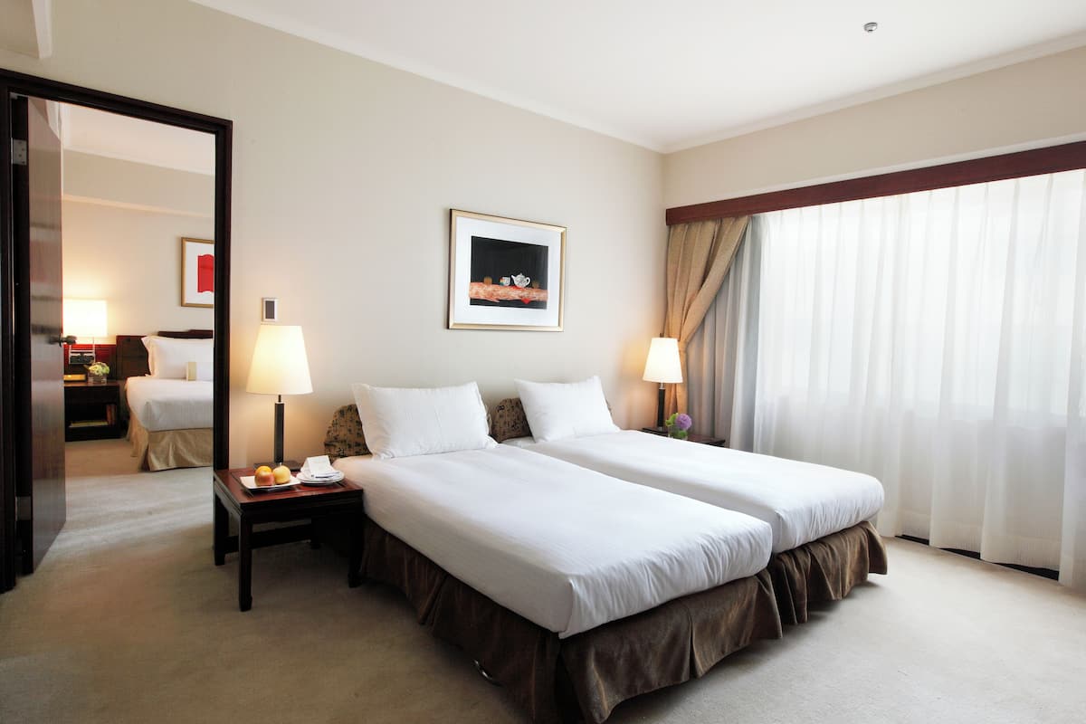 Family Room | 1 bilik tidur, gebar bulu kapas, bar mini, peti besi dalam bilik