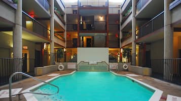 Indoor pool, outdoor pool