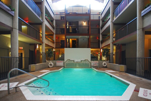 Indoor pool, outdoor pool