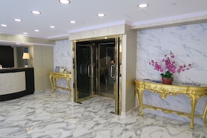 Interior entrance
