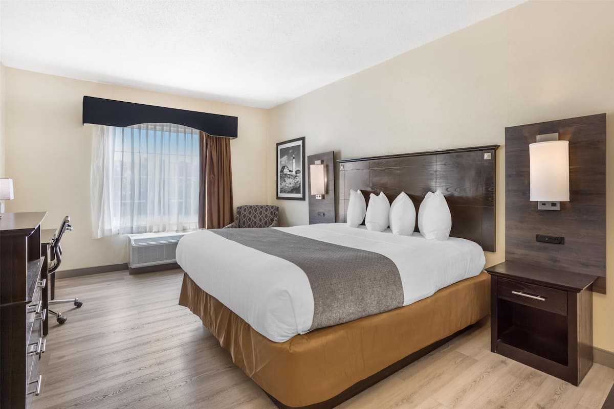 Standard Room, 1 King Bed, Non Smoking, Refrigerator
