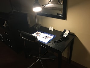 Standard Room, 1 King Bed, Non Smoking, Refrigerator | In-room business centre