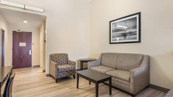 Suite, 2 Queen Beds, Non Smoking, Refrigerator | Individually decorated, individually furnished, desk, laptop workspace