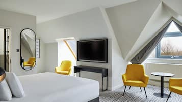 Quarto executivo | Roupas de cama de algodão egípcio, roupas de cama premium, escrivaninha