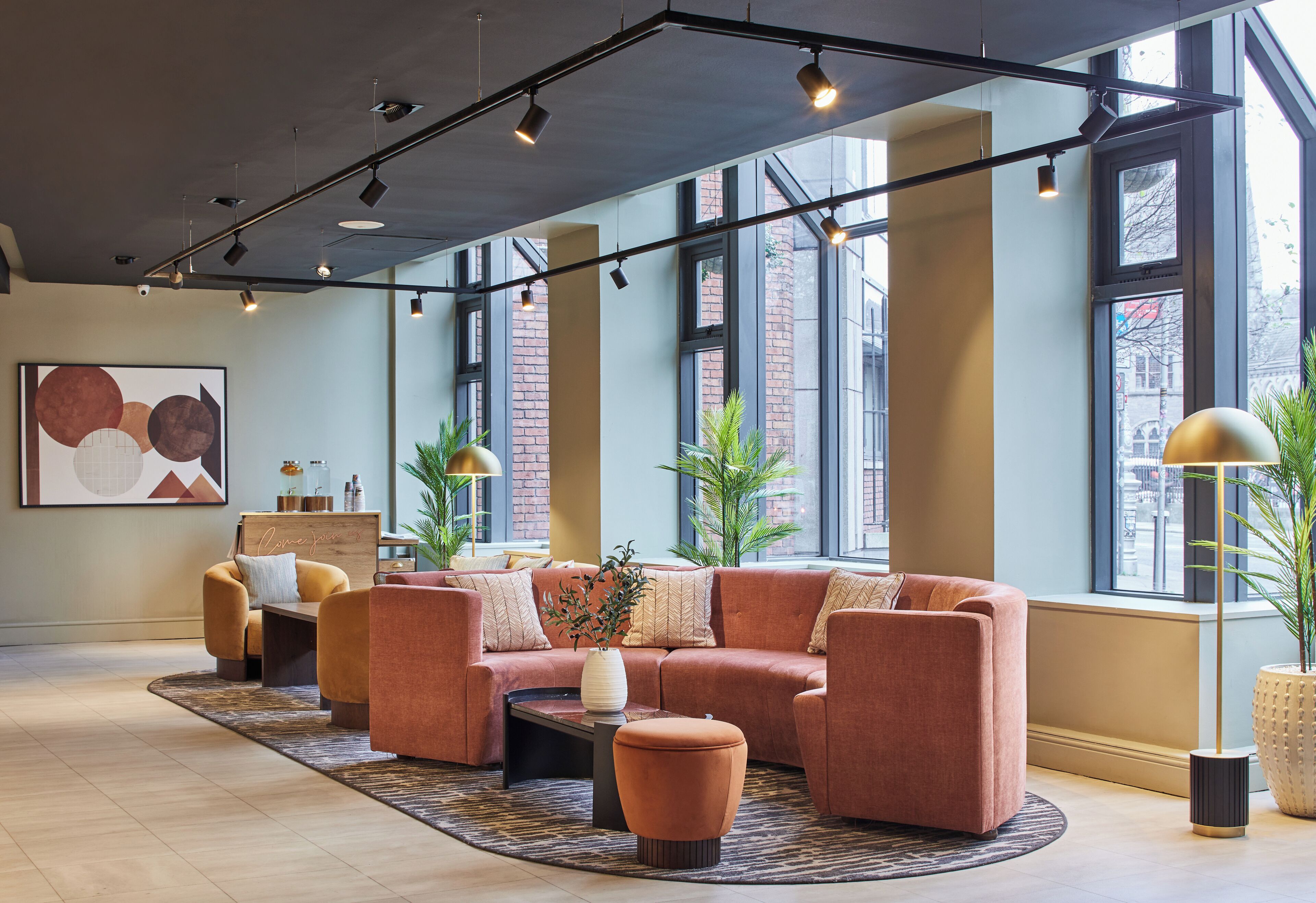 Lobby sitting area