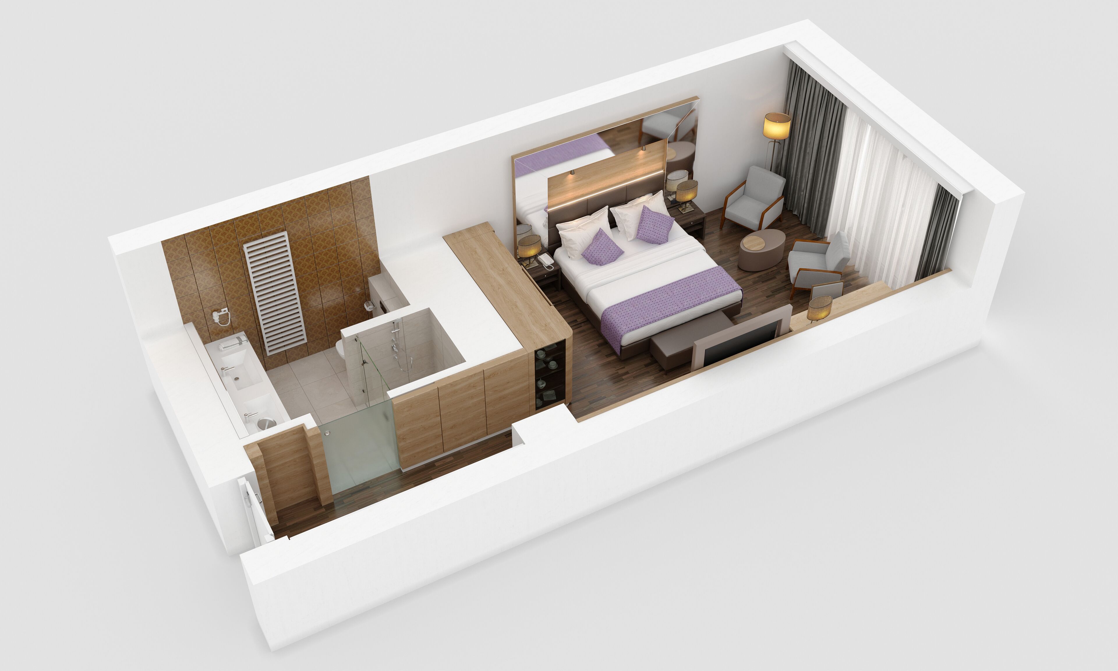 deluxe room, garden view | room amenity