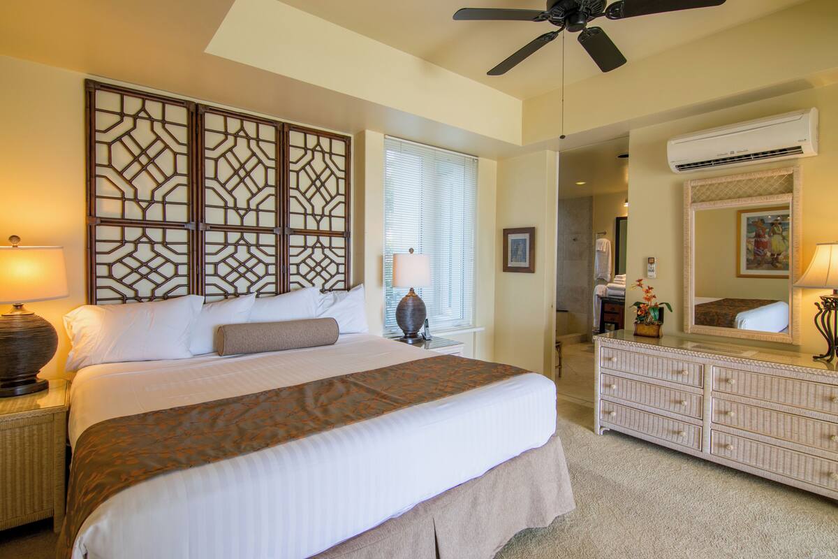 Vila, 1 kamar tidur, 2 kamar mandi, pemandangan samudra (1103) | 2 kamar tidur, seprai antialergi, brankas, dan didekorasi berbeda-beda