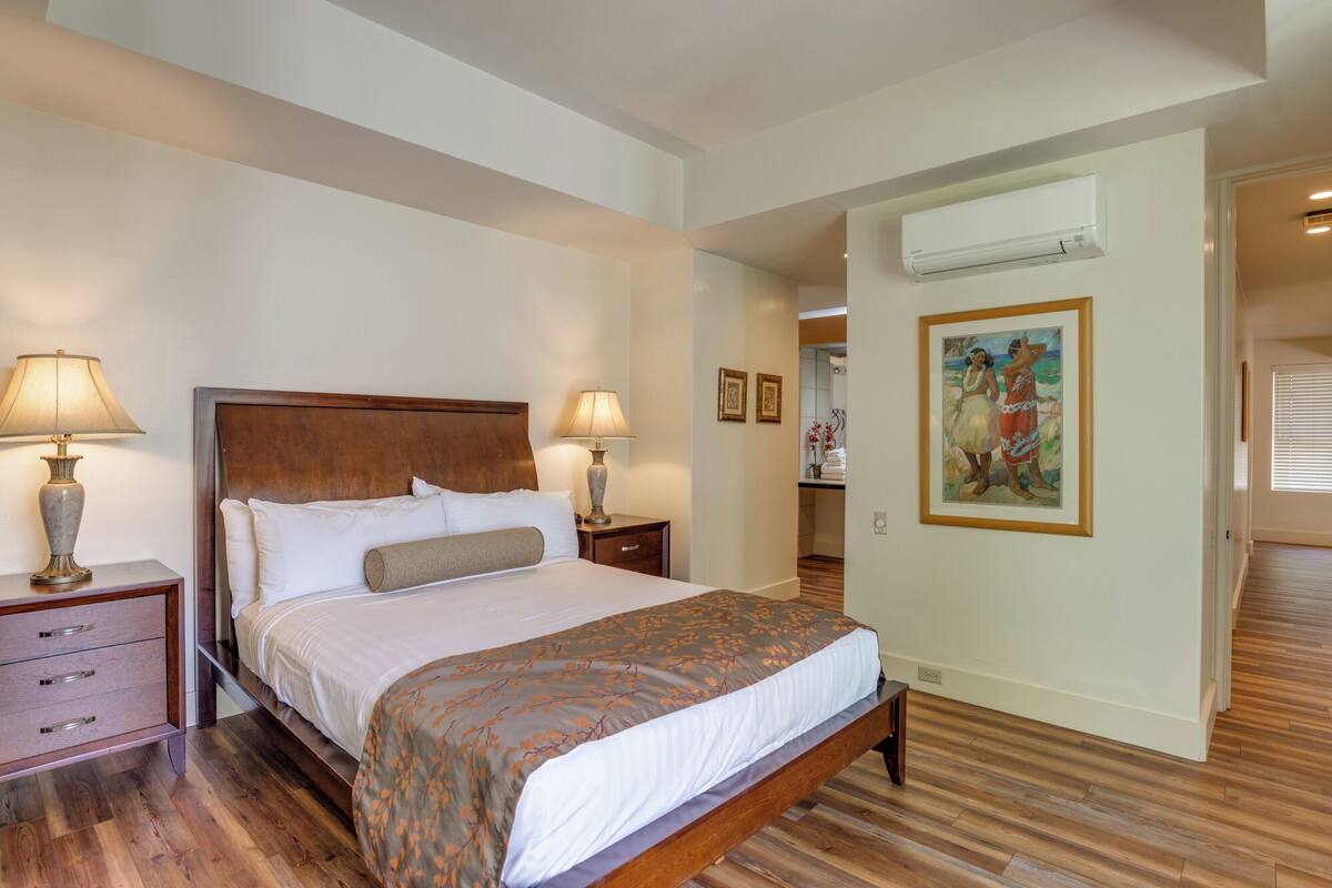 Vila Deluks, 1 kamar tidur, 2 kamar mandi, pemandangan kebun | 2 kamar tidur, seprai antialergi, brankas, dan didekorasi berbeda-beda