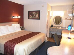 Desk, iron/ironing board, free WiFi, bed sheets