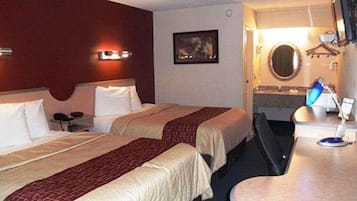 Desk, iron/ironing board, free WiFi, bed sheets