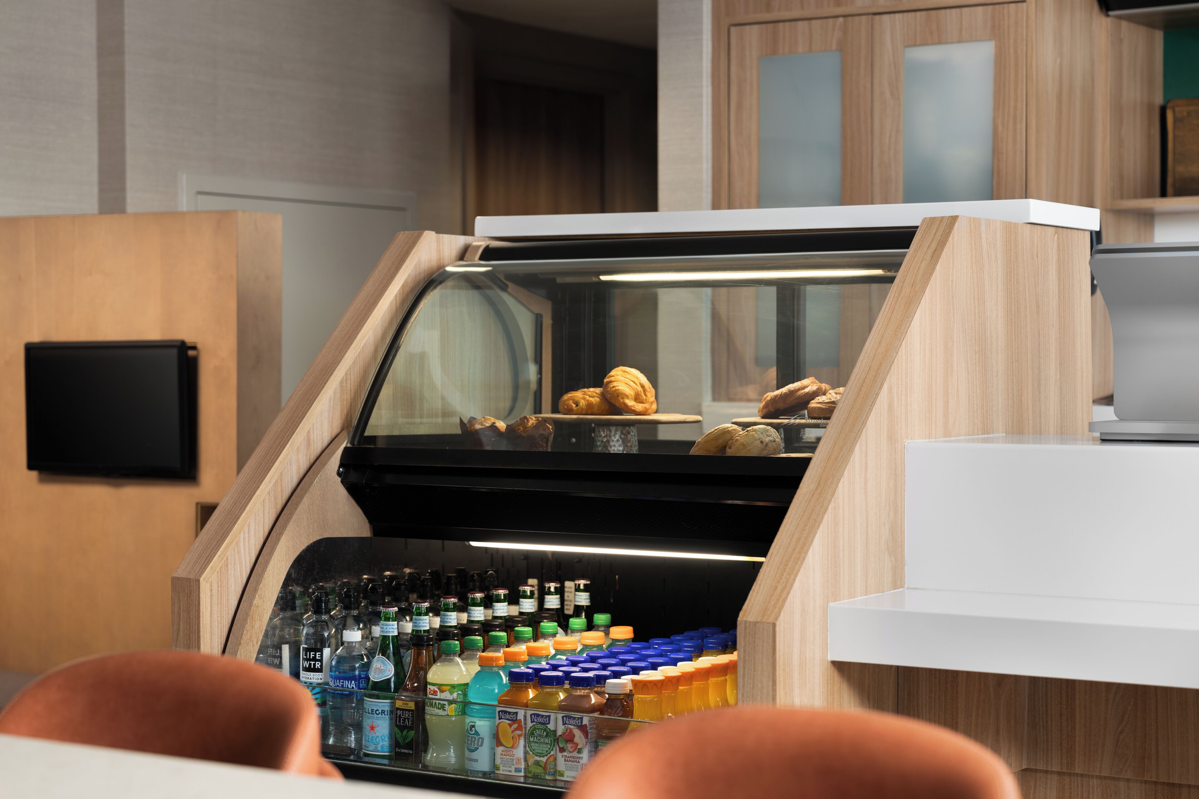 cooked-to-order breakfast for a fee