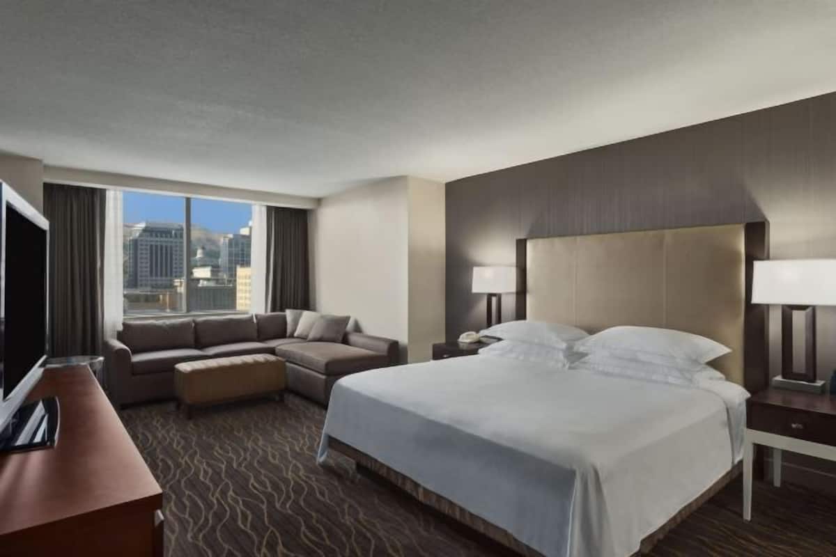 1 quarto, roupas de cama premium, camas com colchões pillow-top