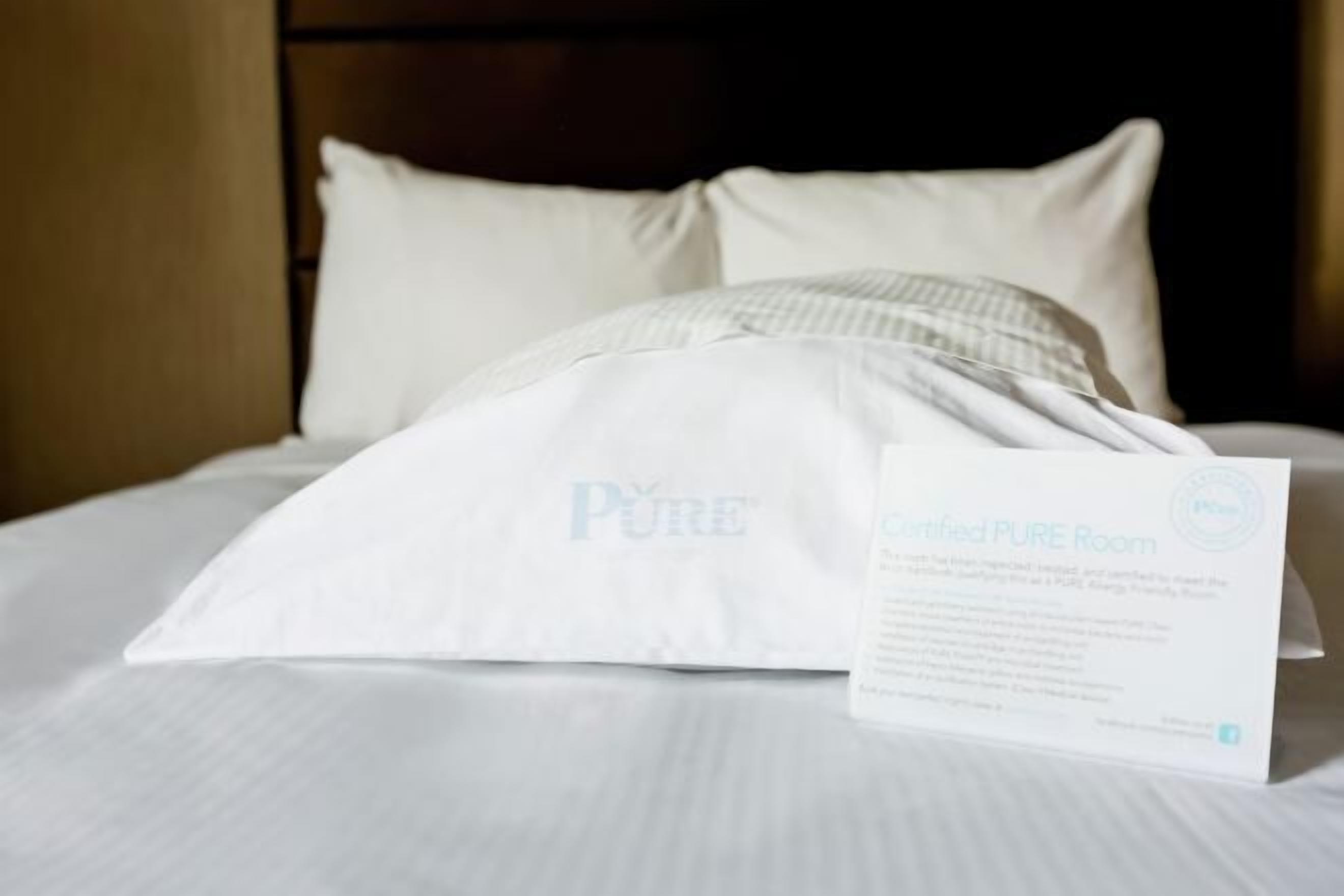 Premium bedding, pillowtop beds, in-room safe, desk