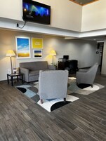 Sala de estar en el lobby