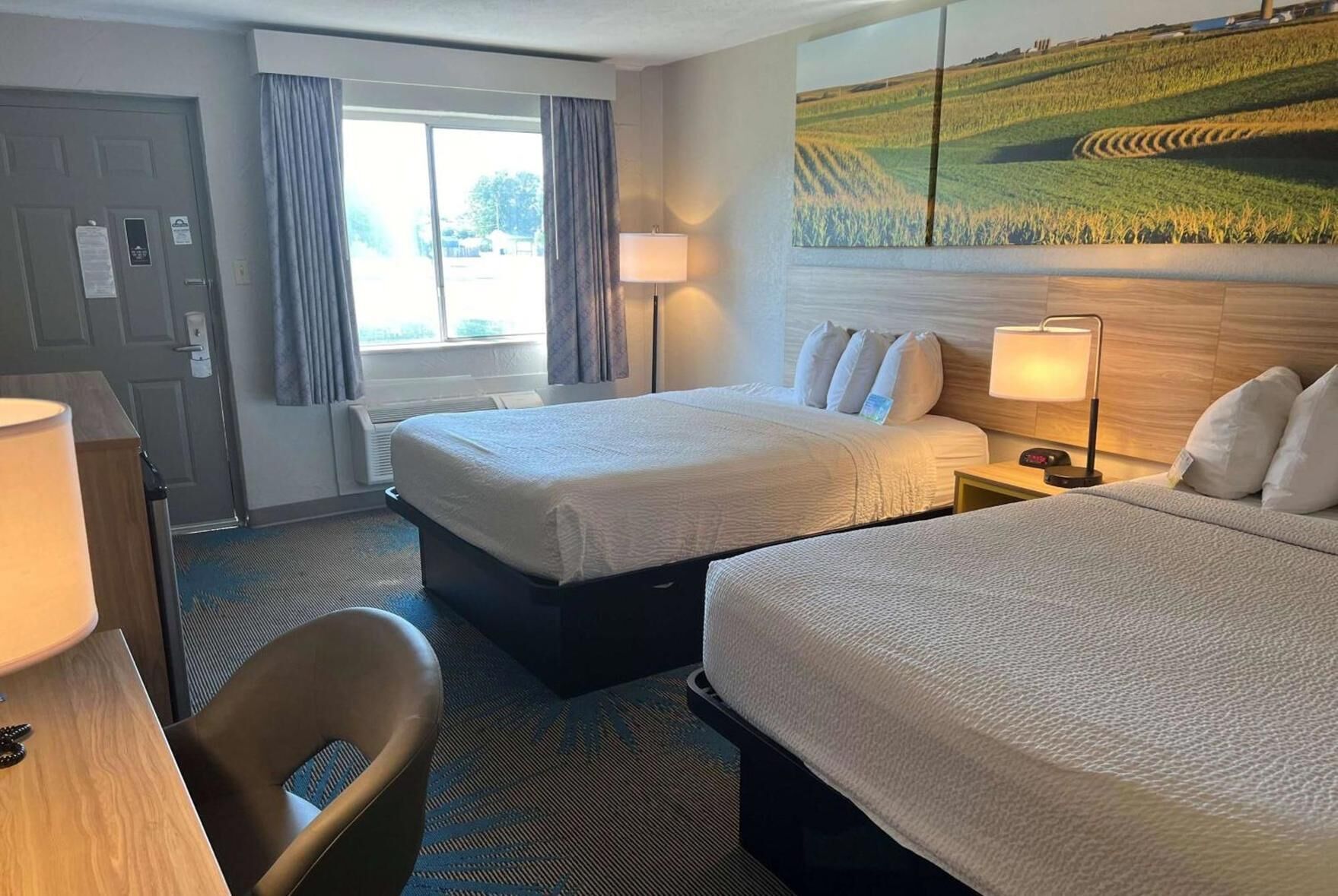 In-room safe, desk, laptop workspace, iron/ironing board