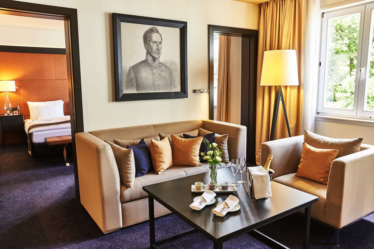 Suite ejecutiva | 1 habitación, minibar, caja de seguridad en la habitación y escritorio